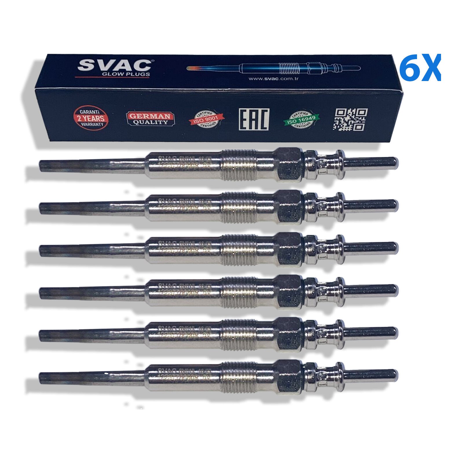 6X Heater Glow Plugs For Bmw E87 E46 E53 E60 E61 E70 E83 E90 E91 E92 E93 Diesel