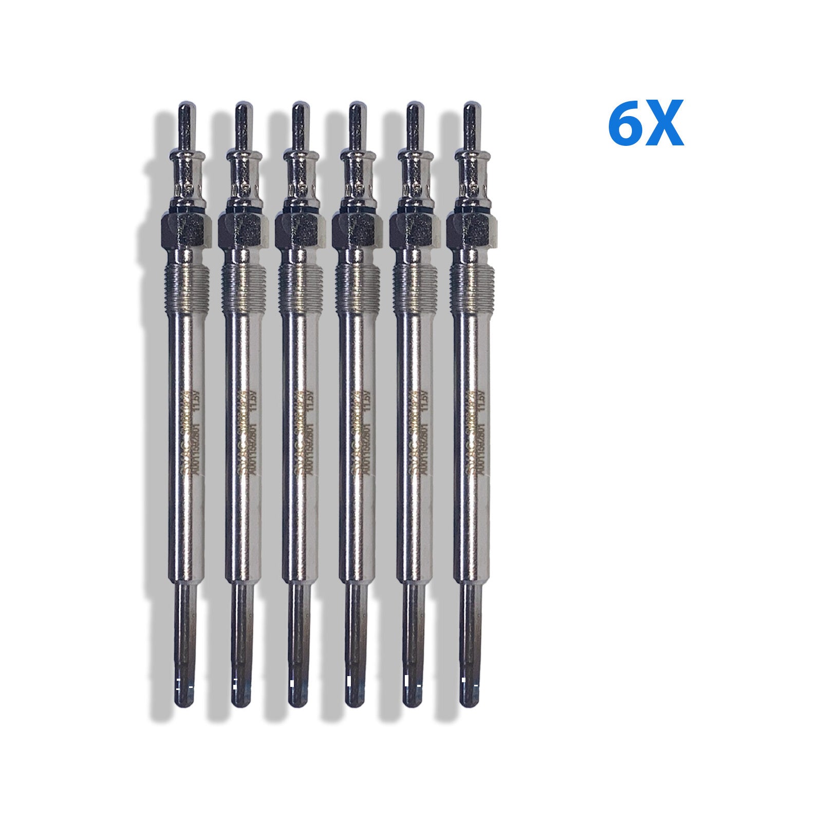 6X Glow Plugs For Mercedes C E S G M V CLK CLC Sprinter Vito Viano A0011592801